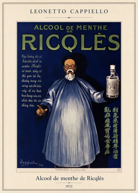 Leonetto Cappiello Alcool De Menthe De Ricqlès II No4 - Affiche