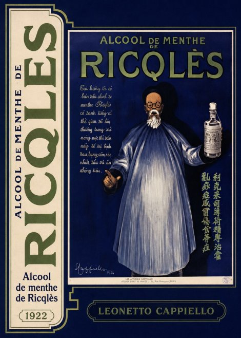 Leonetto Cappiello Alcool De Menthe De Ricqlès II No5 - Affiche