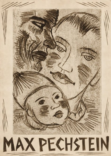 Max Pechstein Fischerfamilie No2 - Affiche