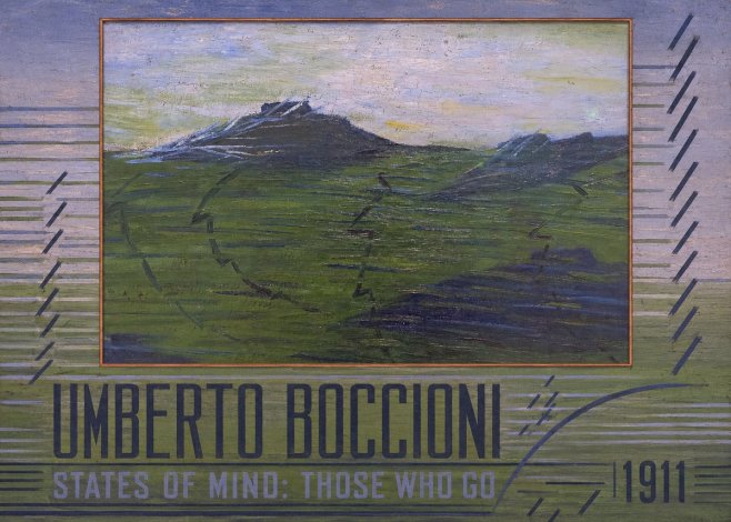 Umberto Boccioni States of Mind: Those Who Go No3 - Affiche