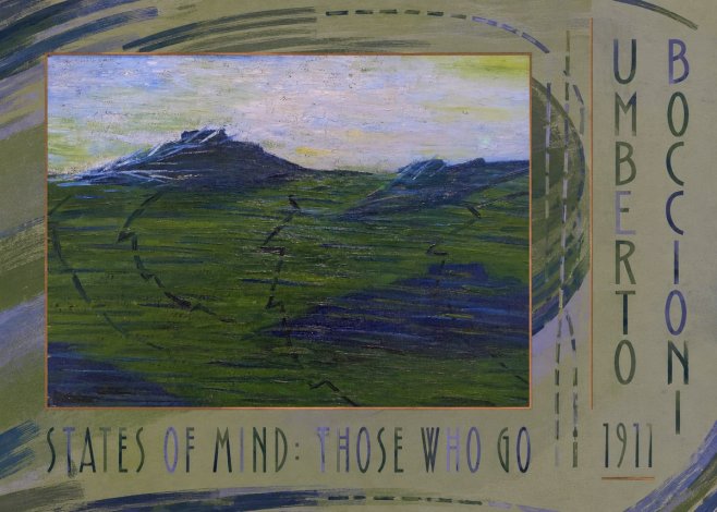 Umberto Boccioni States of Mind: Those Who Go No6 - Affiche