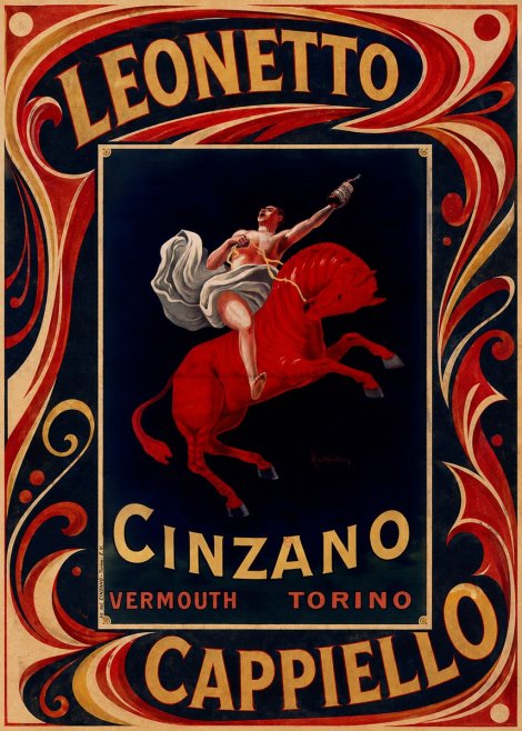 Leonetto Cappiello Cinzano Vermouth No5 - Affiche