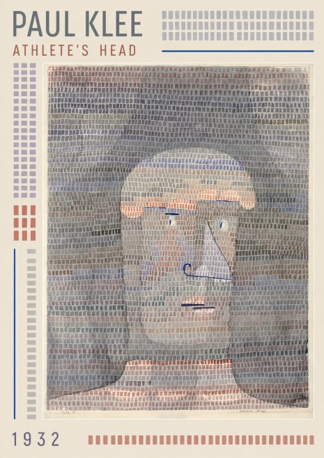 Paul Klee Athlete's Head No1 - Affiche