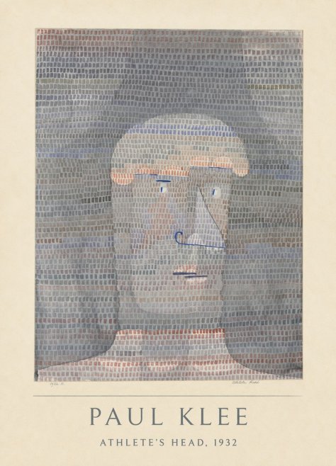 Paul Klee Athlete's Head No3 - Affiche