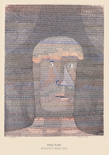 Paul Klee Athlete's Head No4 - Affiche