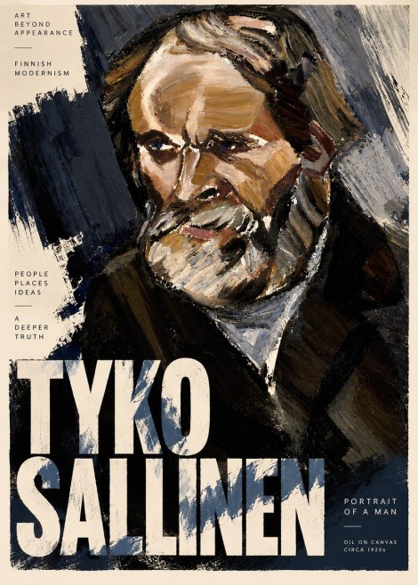 Tyko Sallinen Portrait of a Man III No3 - Affiche