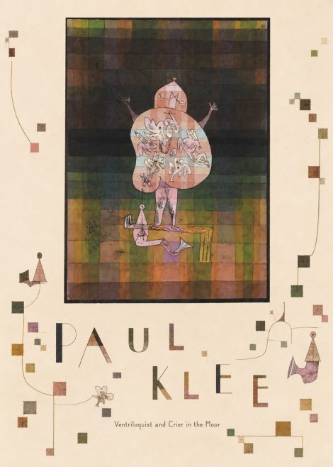 Paul Klee Ventriloquist and Crier in the Moor No6 - Affiche