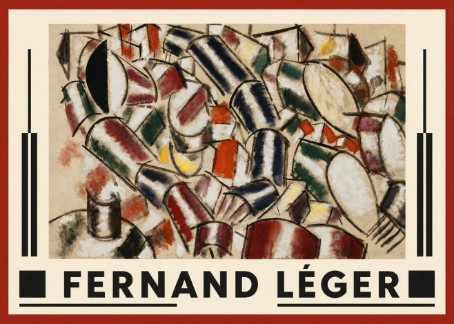 Fernand Léger Contraste De Formes No1 - Affiche
