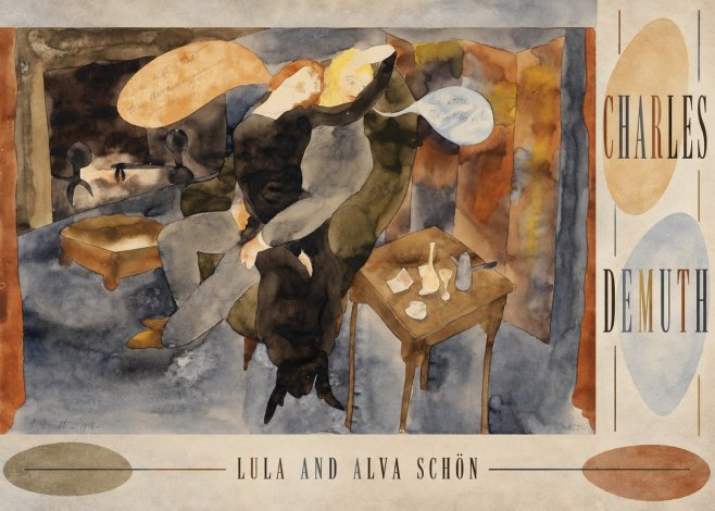 Charles Demuth Lula and Alva Schön No5 - Affiche