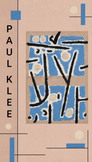 Paul Klee Abstract Geometric Composition No2 - Affiche