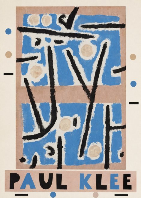 Paul Klee Abstract Geometric Composition No3 - Affiche