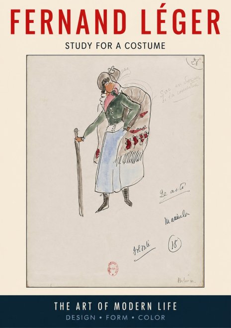 Fernand Léger Study for a Costume No2 - Affiche