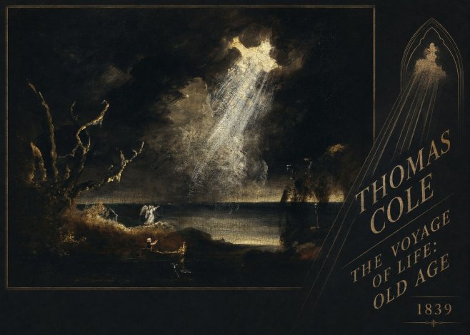 Thomas Cole The Voyage of Life: Old Age I No2 - Affiche