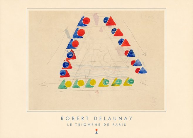 Robert Delaunay Le Triomphe De Paris II No5 - Affiche