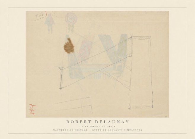 Robert Delaunay Le Triomphe De Paris III No4 - Affiche