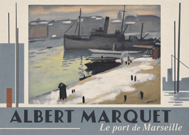Albert Marquet Le Port De Marseille I No2 - Affiche