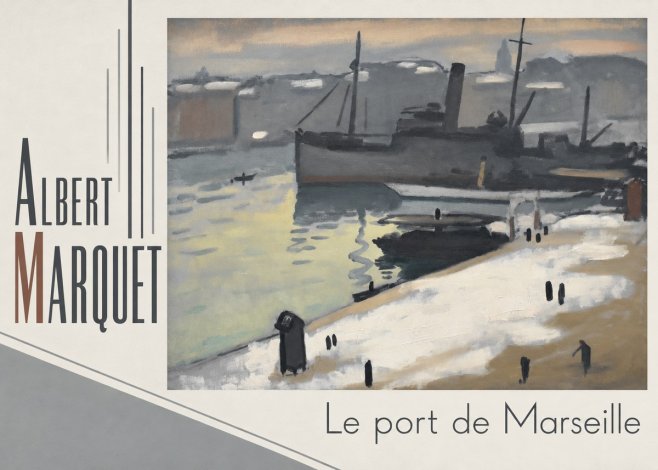 Albert Marquet Le Port De Marseille I No4 - Affiche