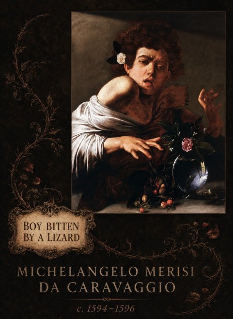 Michelangelo Merisi da Caravaggio Boy Bitten by a Lizard No6 - Affiche