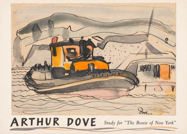 Arthur Dove Study for "the Bessie of New York" No1 - Affiche