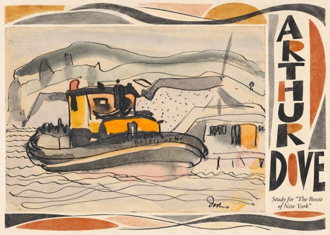Arthur Dove Study for "the Bessie of New York" No5 - Affiche