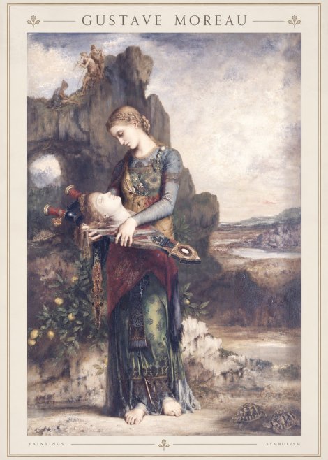 Gustave Moreau Salome with the Head of John the Baptist No2 - Affiche