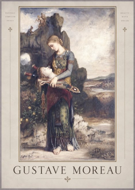 Gustave Moreau Salome with the Head of John the Baptist No4 - Affiche