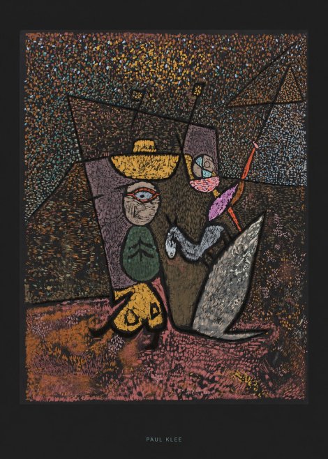 Paul Klee Man, Beast and Plant No6 - Affiche