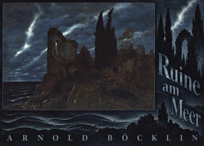 Arnold Böcklin Ruine Am Meer I No6 - Affiche