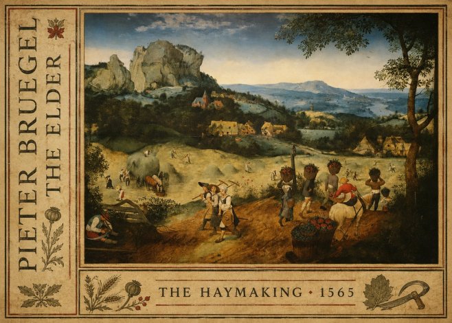 Pieter Bruegel The Haymaking No2 - Affiche