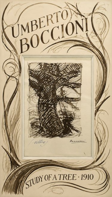 Umberto Boccioni Study of a Tree No3 - Affiche