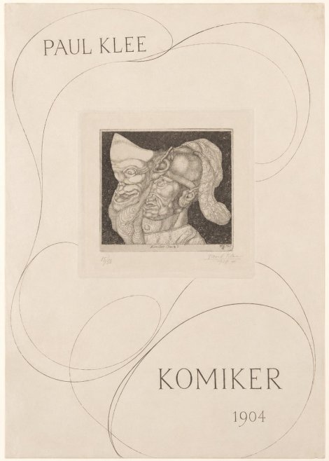 Paul Klee Komiker No3 - Affiche