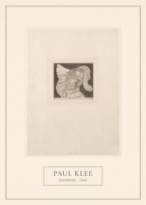Paul Klee Komiker No5 - Affiche