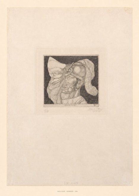 Paul Klee Komiker No6 - Affiche