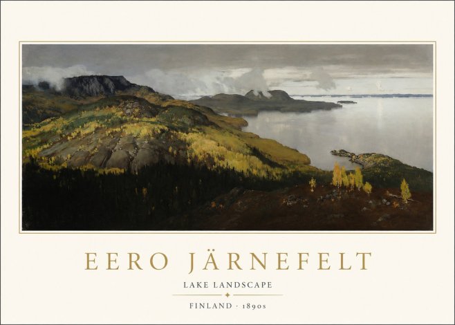 Eero Järnefelt Lake Landscape No1 - Affiche