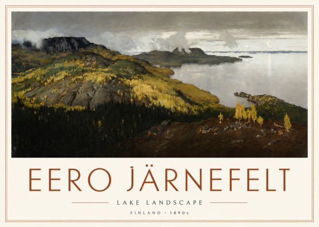 Eero Järnefelt Lake Landscape No3 - Affiche