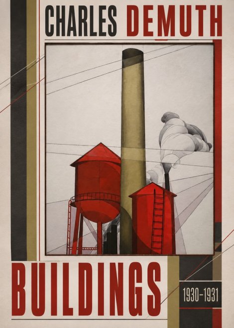 Charles Demuth Buildings No2 - Affiche