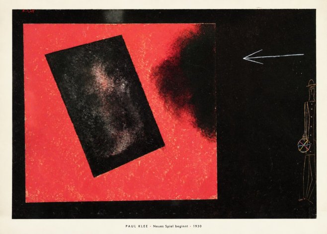 Paul Klee Neues Spiel Beginnt No5 - Affiche