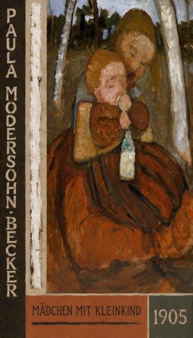 Paula Modersohn-Becker Mädchen Mit Kleinkind I No4 - Affiche