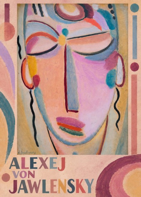 Alexej von Jawlensky Mystic Head No5 - Affiche
