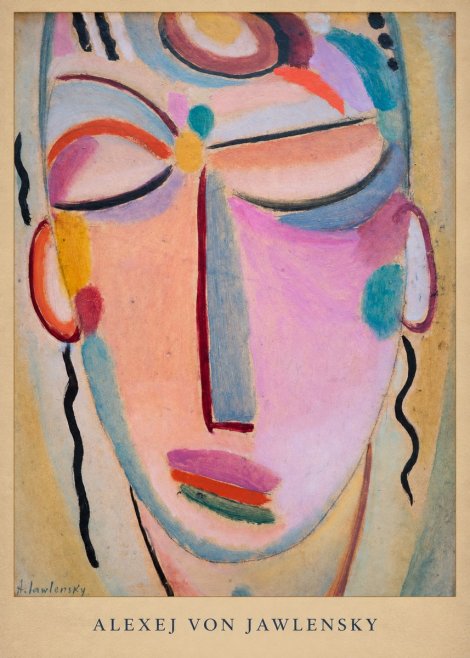 Alexej von Jawlensky Mystic Head No6 - Affiche