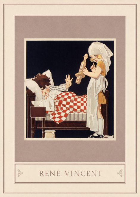 René Vincent The Little Patient No3 - Affiche