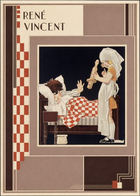 René Vincent The Little Patient No4 - Affiche