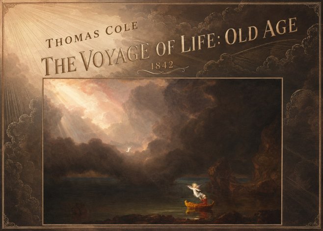 Thomas Cole The Voyage of Life: Old Age II No3 - Affiche