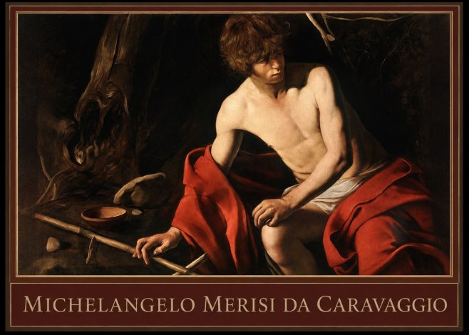 Michelangelo Merisi da Caravaggio John the Baptist (Youth with a Ram) No6 - Affiche
