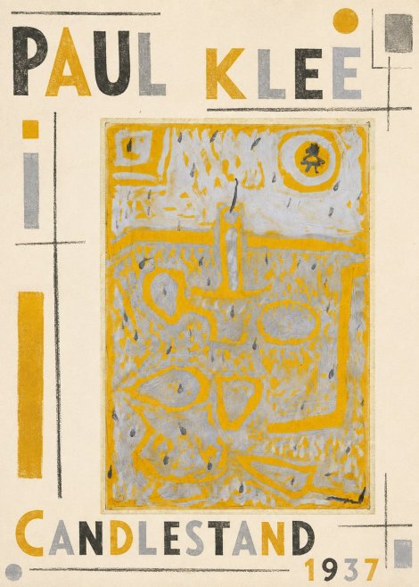 Paul Klee Candlestand No4 - Affiche