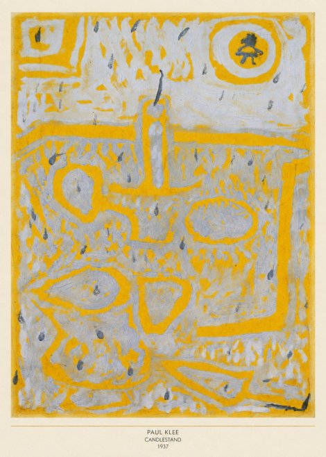 Paul Klee Candlestand No5 - Affiche