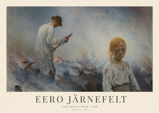 Eero Järnefelt The Burnt-over Land No1 - Affiche
