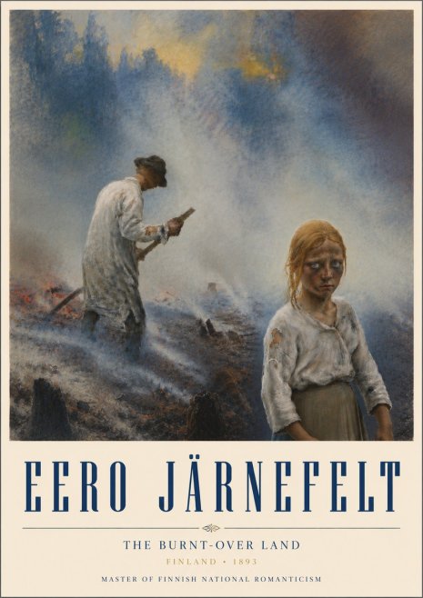 Eero Järnefelt The Burnt-over Land No6 - Affiche