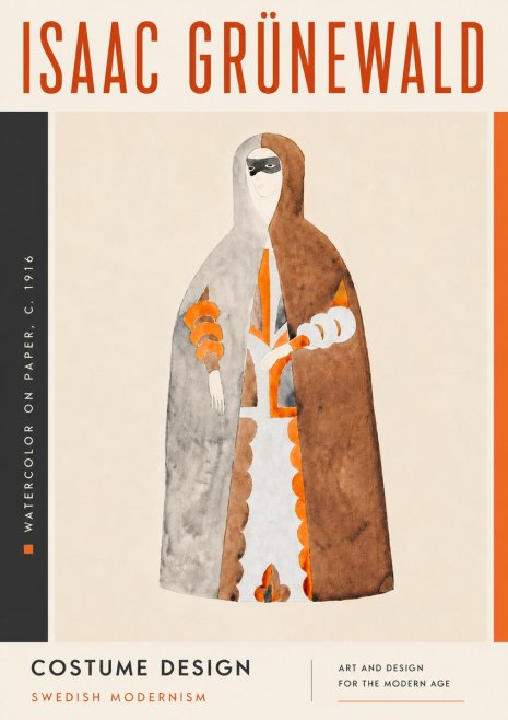 Isaac Grünewald Costume Design VI No6 - Affiche