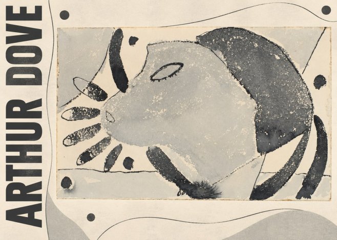 Arthur Dove Head No2 - Affiche